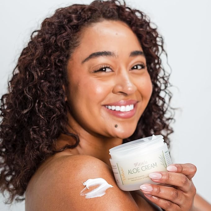 Deluvia Miracle Aloe Cream | Face & Body Moisturizer - Image 3