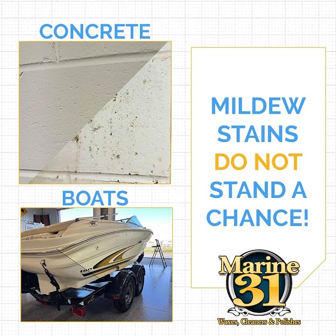 Marine 31 Mildew Stain Remover & Cleaner | Powerful Cleaning Solution - Image 6