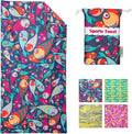 4Monster Microfiber Beach Towel Quick Dry, Super Absorbent Lightweight Travel by 4Monster