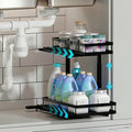 Under Sink Organizer, JCYLQ Dual-Rail Ball-Bearing, Under Kitchen Sink Organizer by jcylq