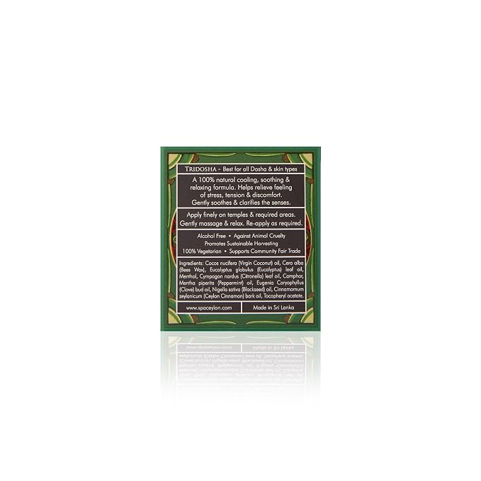 SPA CEYLON PEACE Soothing Balm | Instant Cooling Relief | Natural & - Image 6