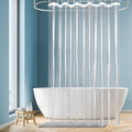 EurCross Long Clear Shower Curtain Liner 82 inch Length, EVA 10g Waterproof by EurCross