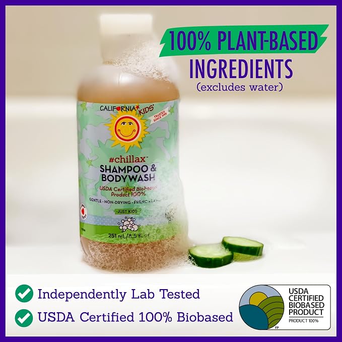 California Kids Chillax Shampoo and Bodywash | 100% Plant-Based | Gentle - Image 5