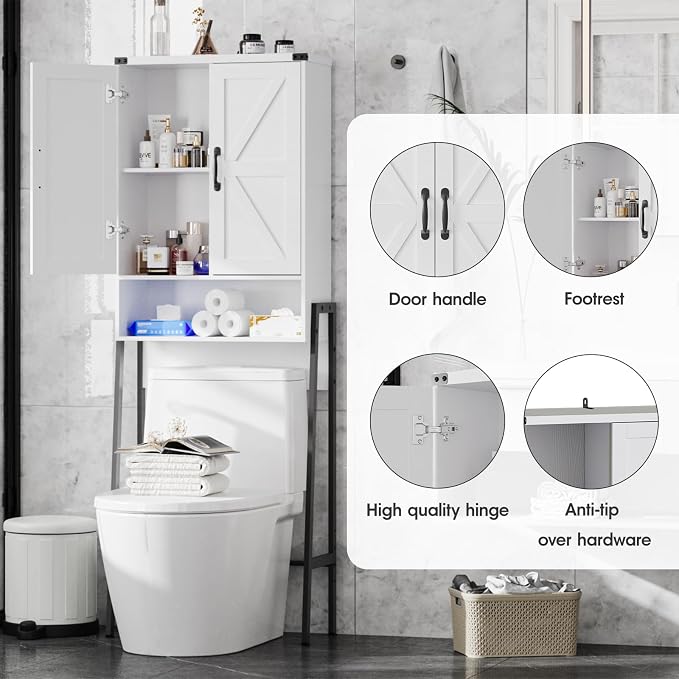 Over The Toilet Storage Cabinet - Image 4