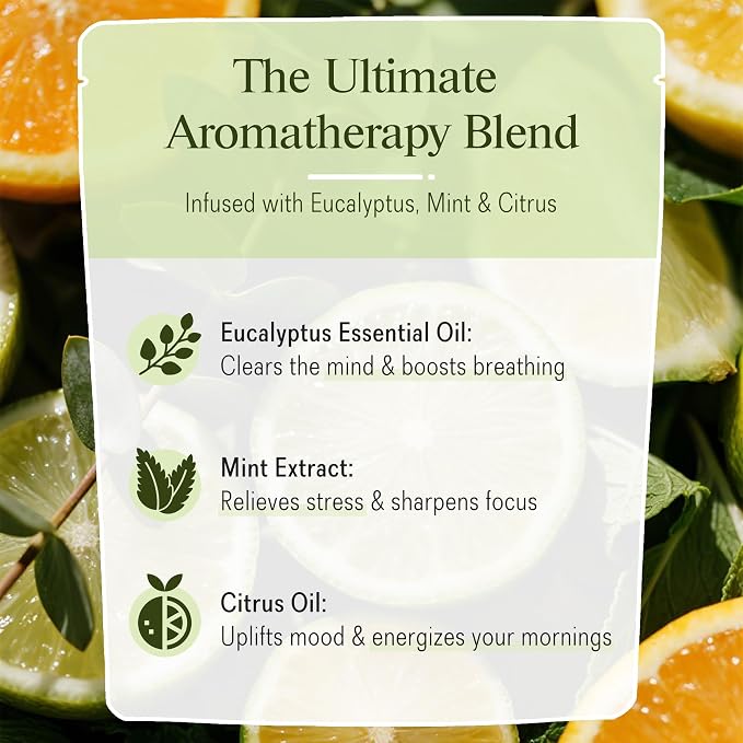 Shower Steamers Aromatherapy Gift Set – 10 Pack Eucalyptus, Mint & Citrus - Image 3