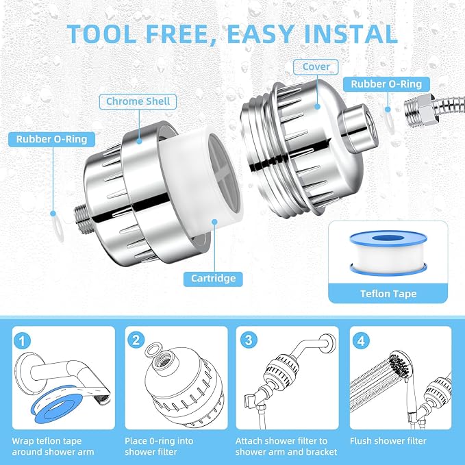 24 Stage Shower Water Filter - Image 4