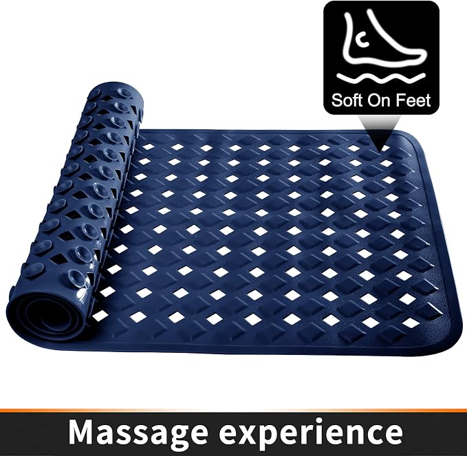 Yimobra Non Slip Bath Mat, Super Strong Suction Cups, 34.5"x15.5"Long Tub Mat - Image 8
