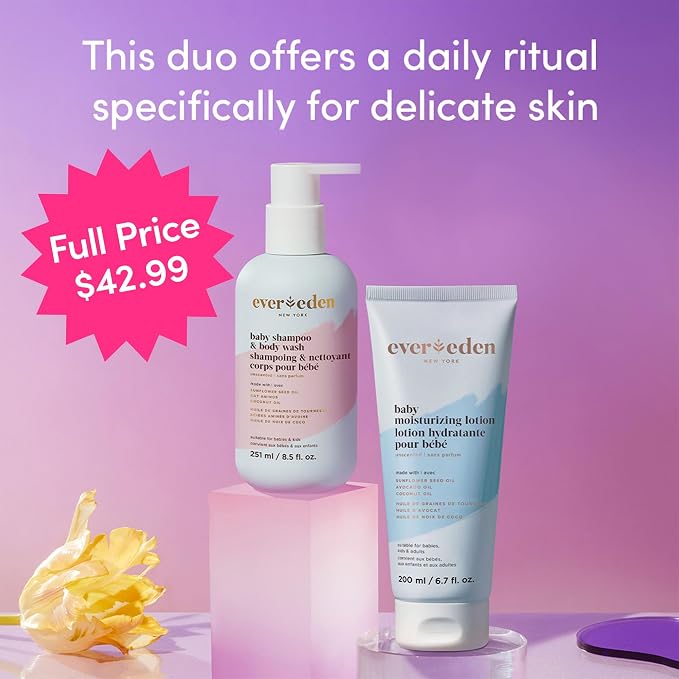 Evereden Baby Bathtime DUO: Baby Lotion - Image 2