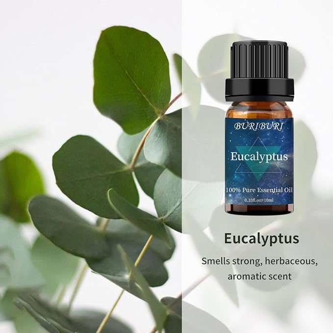 BURIBURI Eucalyptus Oil and Peppermint Essential Oil, 100% Pure, Organic - Image 4