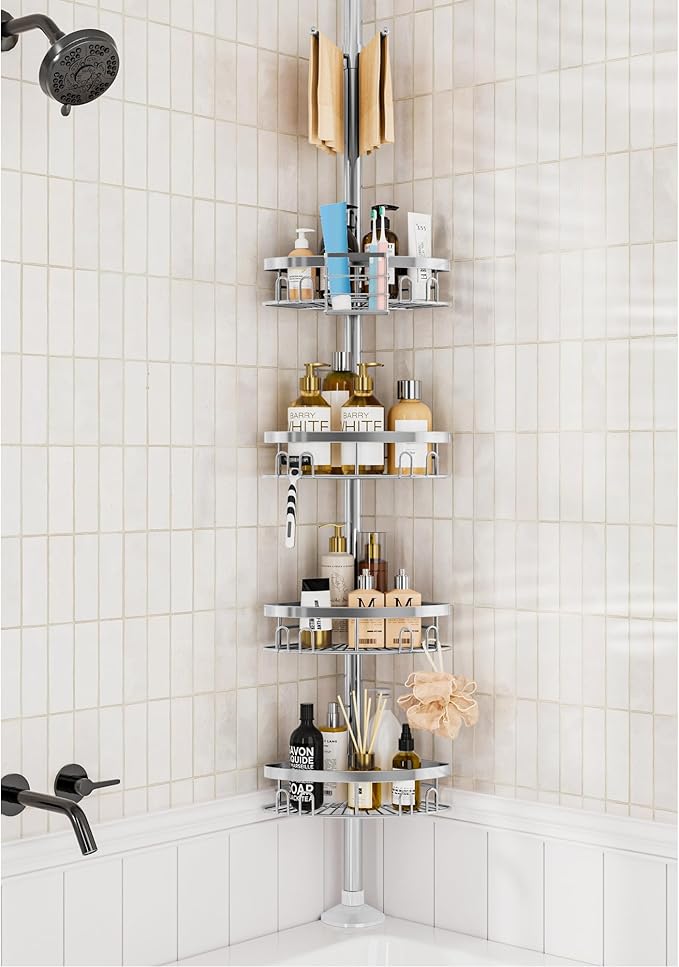 Rustproof Shower Corner Caddy Shelf by cutefafa