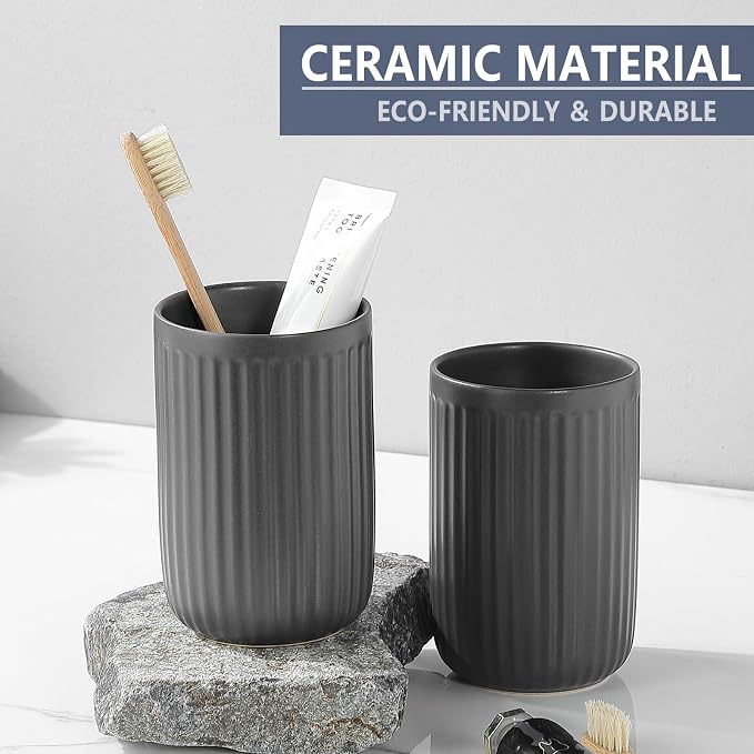 Grey Toothbrush Holders for Bathrooms - Image 3