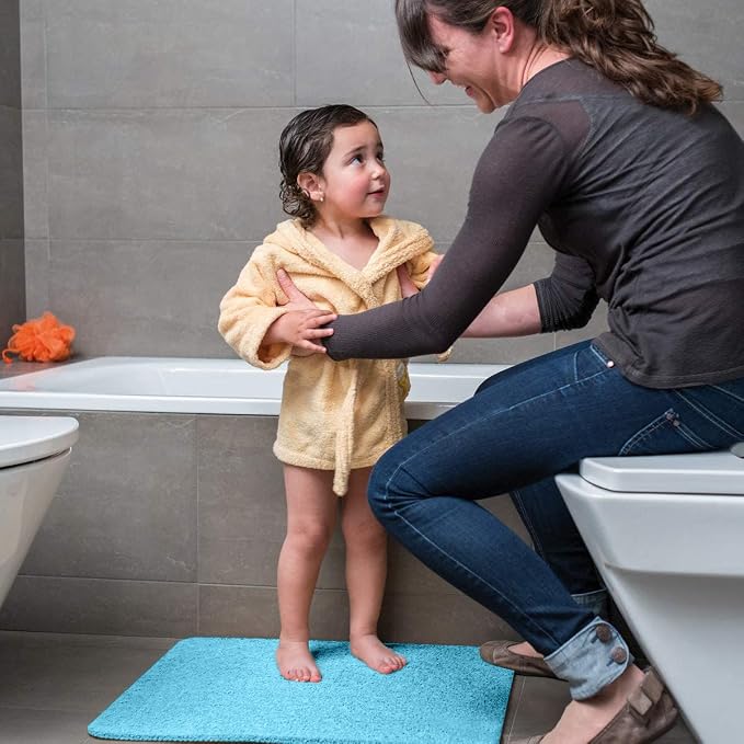 godehone Shower Mats Non Slip Without Suction Cups, PVC Loofah Bathroom Mats - Image 4