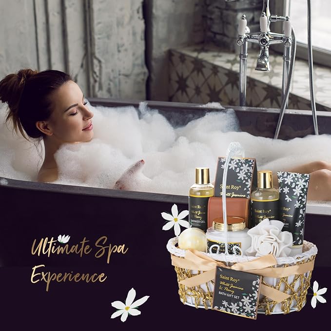 Spa Gift Basket Set for Woman, Bath and Body Gift Basket for Women Gifts - Image 4