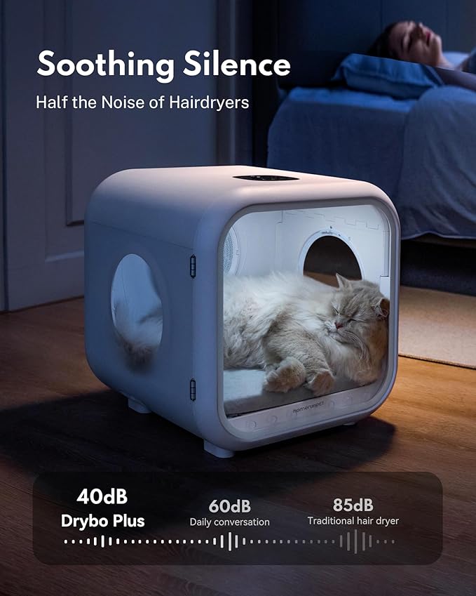 HomeRunPet Cat Dryer, 360° Efficient Automatic and Quiet Box - Image 6