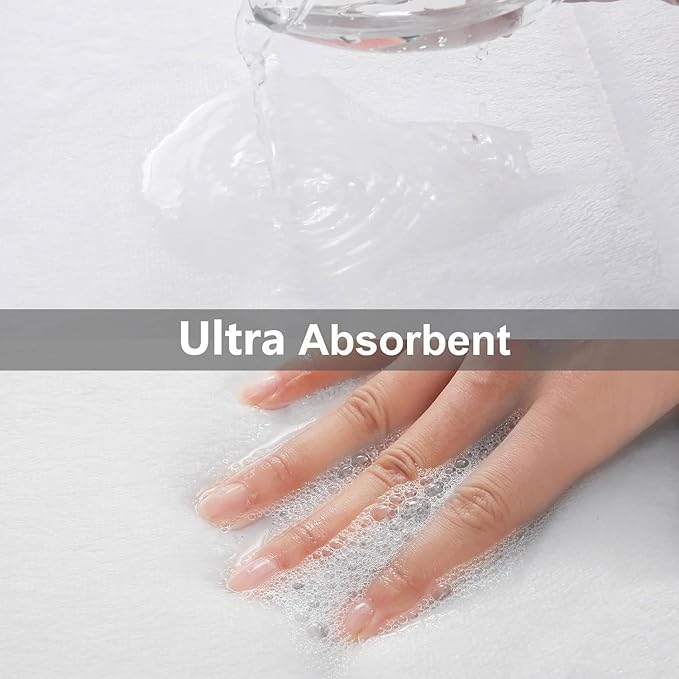 Buganda Memory Foam Bath Mat, Ultra Soft and Non-Slip Bathroom Rugs, Water - Image 5