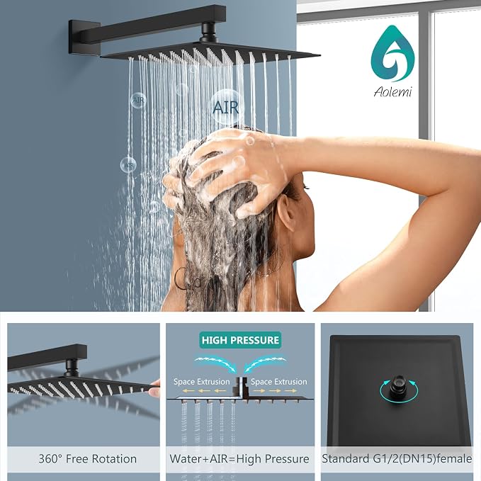 Aolemi Shower Faucet Set, High Pressure Shower System - Image 7