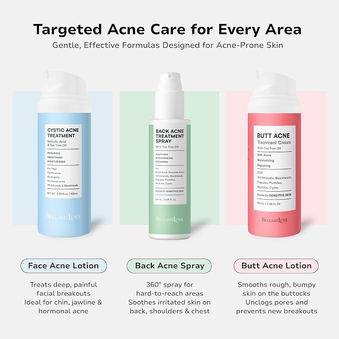 Back and Body Acne Treatment Spray: 2% Salicylic Acid & Tea Tree Oil Bacne Spray - Image 7