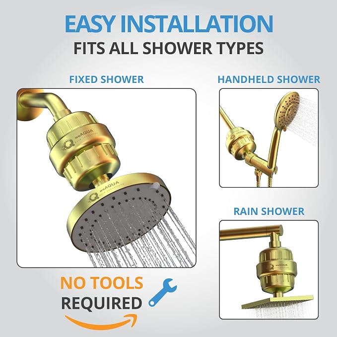 WeAQUA Heavy Duty NO BS Shower Filter – 99% Removal - Image 7