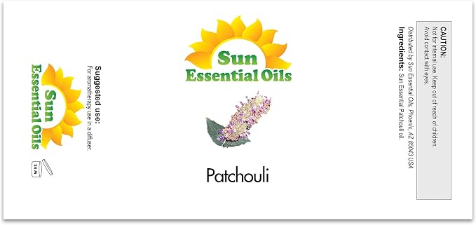 Sun Essential Oils Patchouli Essential Oil, 2oz – Aromatherapy Oil - Image 2