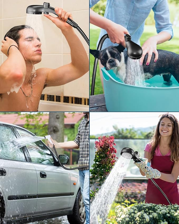 AUTOPkio Portable Camping Shower, 6000mAh Rechargeable Camp Shower Pump - Image 7