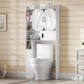 ChooChoo Over The Toilet Storage Cabinet, Farmhouse Bathroom Shelf Over Toilet by ChooChoo