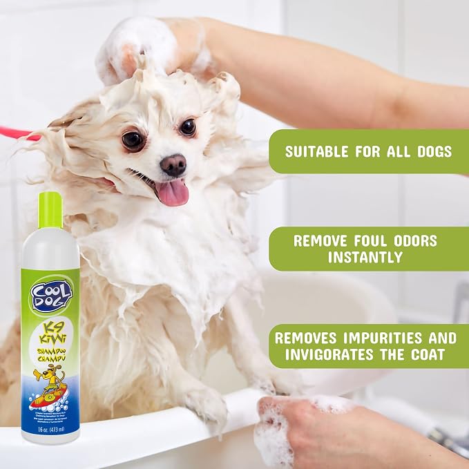 Pet Silk Cool Dog K-9 Kiwi Cucumber Shampoo, 16 Ounce - Image 3