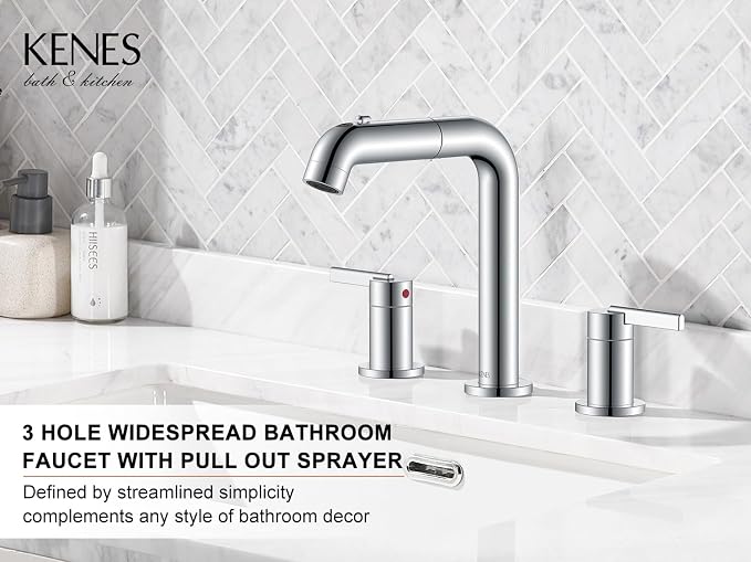 KENES Pull Down Bathroom Faucet - Image 2