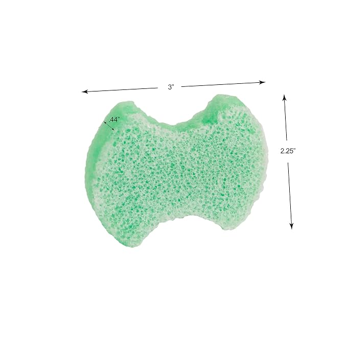 Spongeables Pedi Scrub Foot Exfoliating 5+ Wash Sponge, Citron Eucalyptus - Image 2