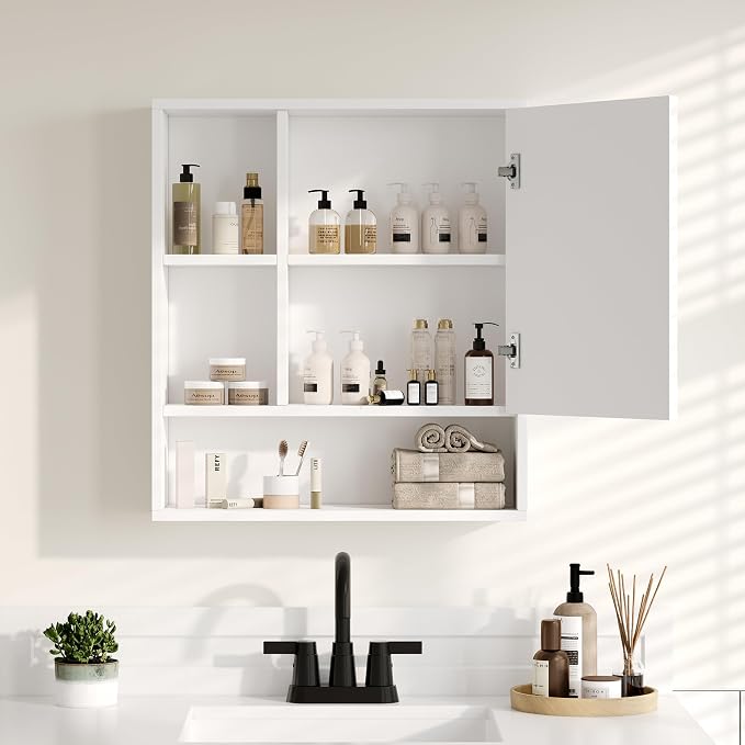 ChooChoo Bathroom Wall Mirror Cabinet, Medicine Cabinet - Image 5