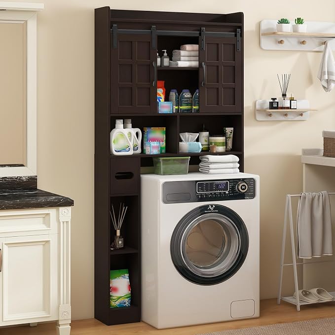 Over The Toilet Storage Cabinet, Farmhouse Storage Cabinet Over Toilet - Image 8