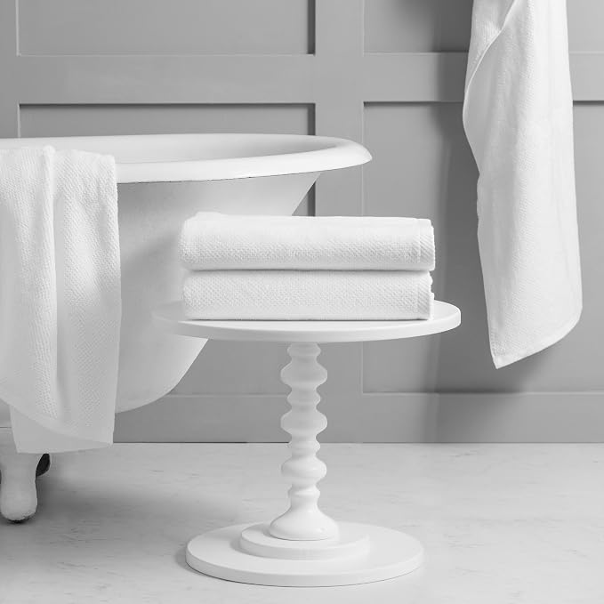 Welhome Franklin 100% Cotton Popcorn Textured Towel Set - Image 2