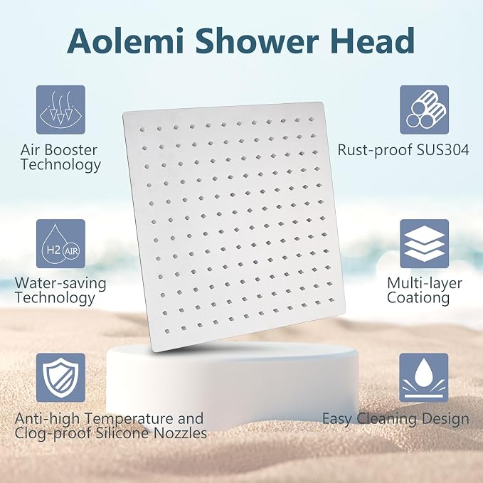 Aolemi Shower Faucet Set, High Pressure Shower System - Image 7