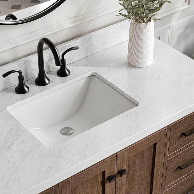 ARIEL Cambridge 49 Inch Single Rectangle Sink Bathroom Vanity - Image 3