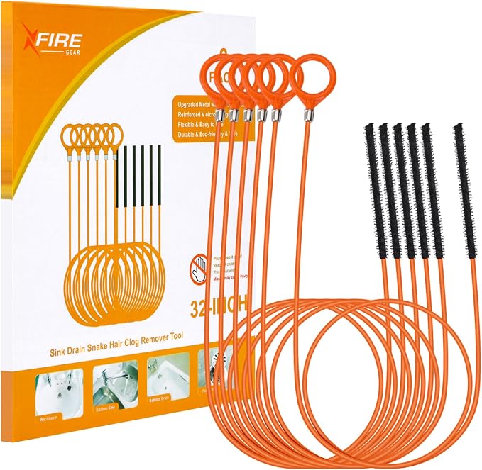 32 Inch Snake Drain Hair Removal Tool, Anti-Break Metal - Image 8