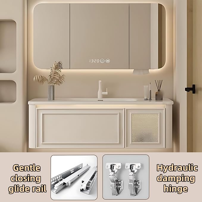 72IN Wall Mounted Bathroom Vanity Set - Image 7