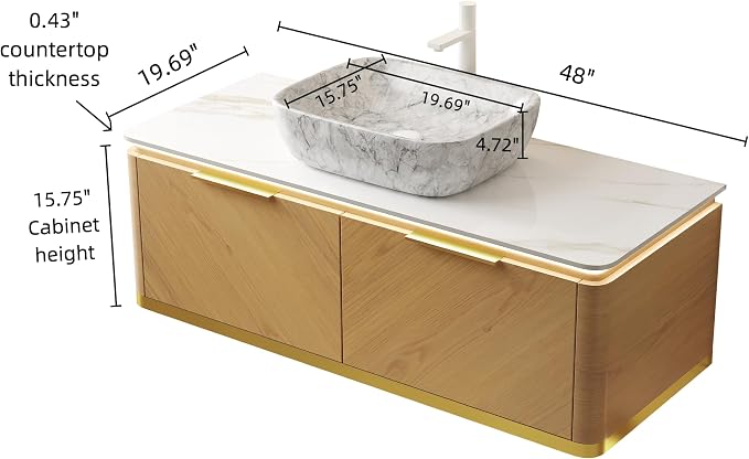 36” Floating Bathroom Vanity - Image 2
