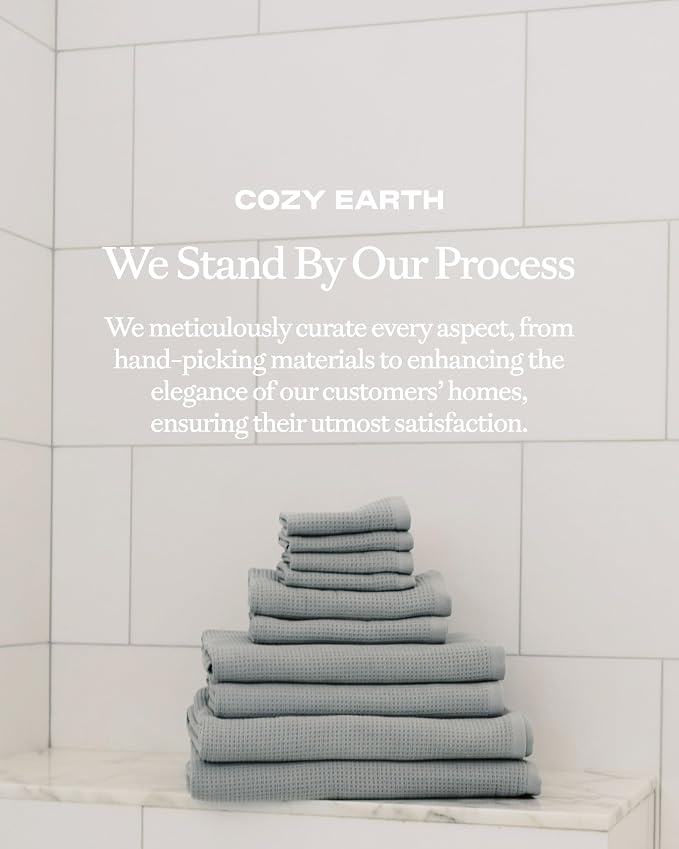 Cozy Earth Waffle Bath Towels - Image 6