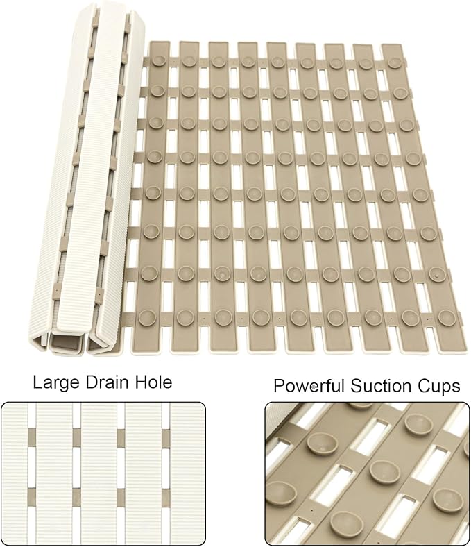 MBOSS Bath Tub Shower Mat Non Slip Bathtub Mats - Image 2