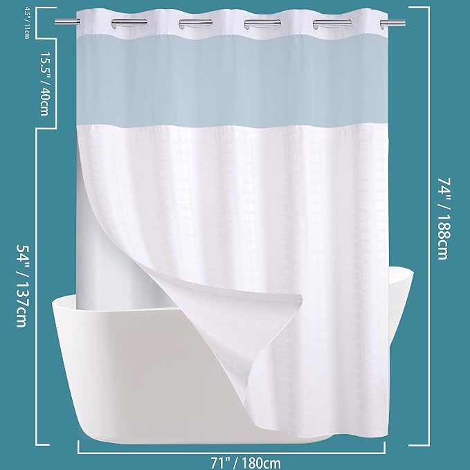 Conbo Mio No Hook Shower Curtain - Image 6