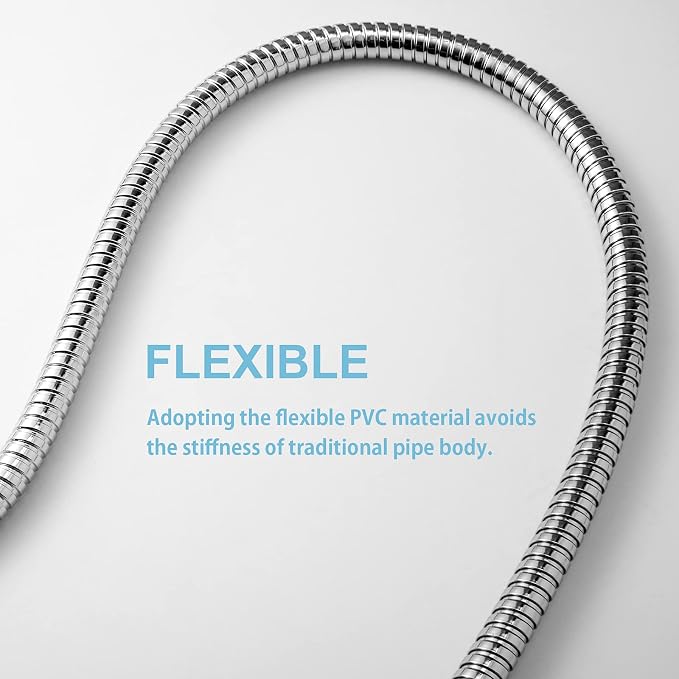 OFFO Shower Hose, Kink Free Stainless Steel Shower Hose Attachment - Image 4