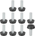 PATIKIL 10 Pcs M8 x 25mm Thread Adjustable Furniture Levelers, Furniture Feet by PATIKIL