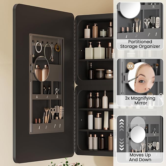 Rresyet 24×36 Bathroom Mirror Cabinet - Image 4