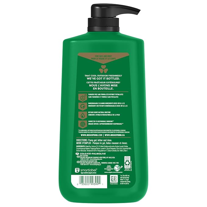 Irish Spring Mens Body Wash, Moisture Blast Body Wash - Image 9