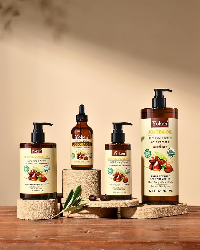 USDA Organic Jojoba Oil Cold Pressed 8 fl oz, 100% Pure & Natural Unrefined - Image 5