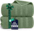 DAN RIVER 2 Pack Luxury Bath Sheets 35x70, 600 GSM, Soft & Quick Dry 100% Ring by DanRiver