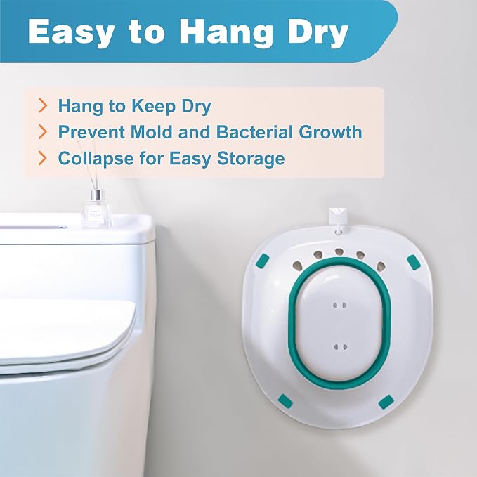 Pochik Sitz Bath for Toilet Seat Hemorrhoids and Postpartum Care, Yoni Steam - Image 6