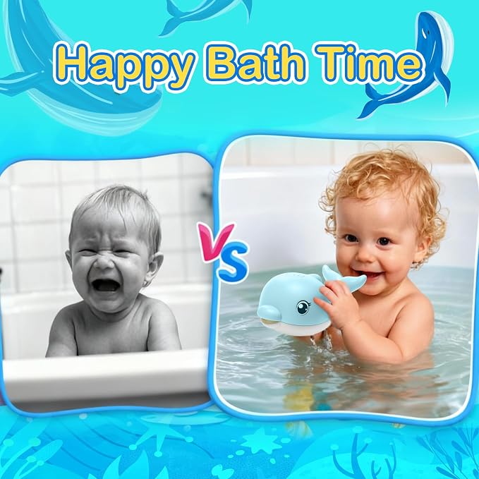 Bath Toys, Light Up Dolphin Baby Bath Toys - Image 7