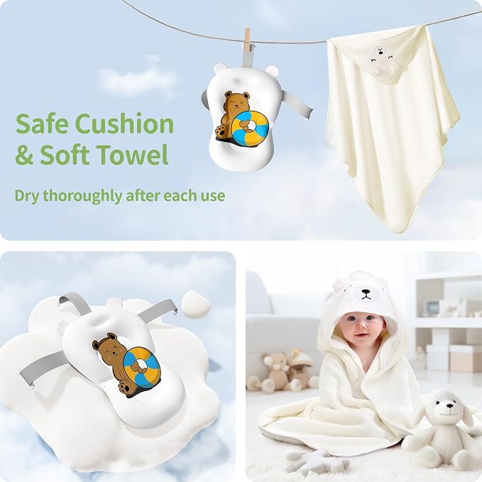 Collapsible Baby Bathtub for Newborn to Toddler - Image 3