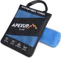 APEXUP Microfiber Travel Towel, Ultra Absorbent Quick Dry Towels, Lightweight by APEXUP