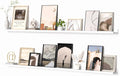 Heimlove Picture Ledge Shelf, Floating Shelves Set of 2, 72 Inches Long Large by Heimlove